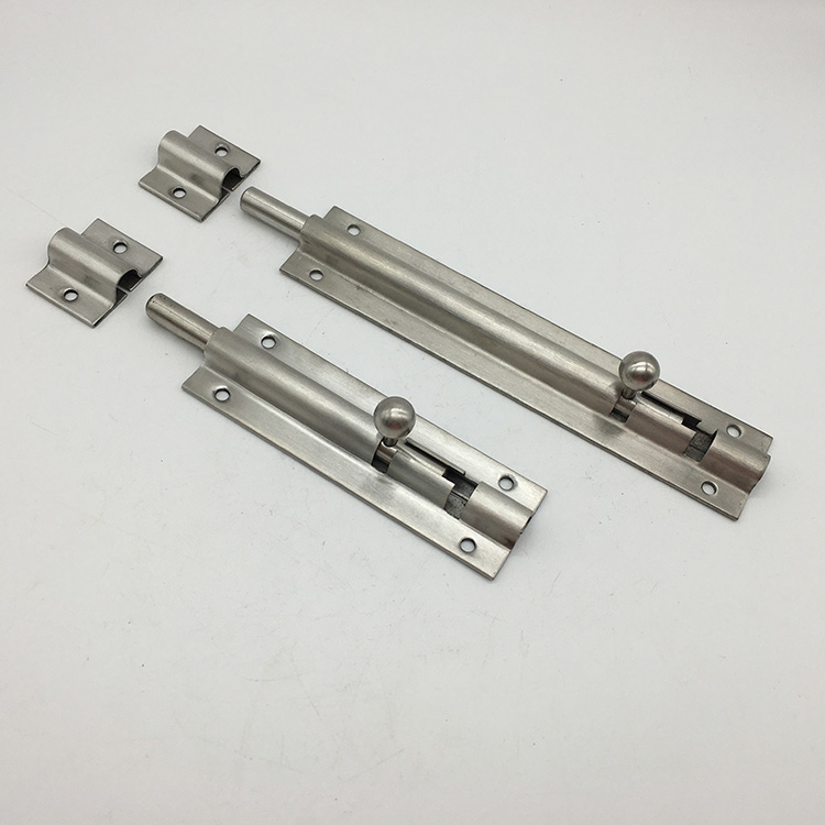 Stainless Steel Tower Bolt Latches Bolts Sliding Lock Door Barrel Bolt