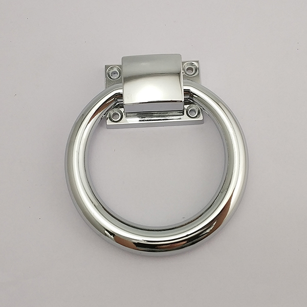 Zinc Alloy Chrome Polished Door Ring Handle