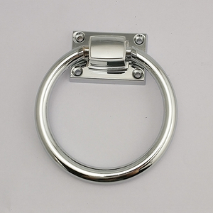  Zinc Alloy Chrome Polished Round Ring Handle Chair Cintura ring