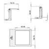New Style zinc alloy door latch adjustment