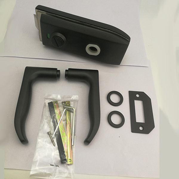 304 Stainless Steel Single Side Glass Door Lock With Indicator 304 Stainless Steel Single Side Glass Door Lock With Indicator