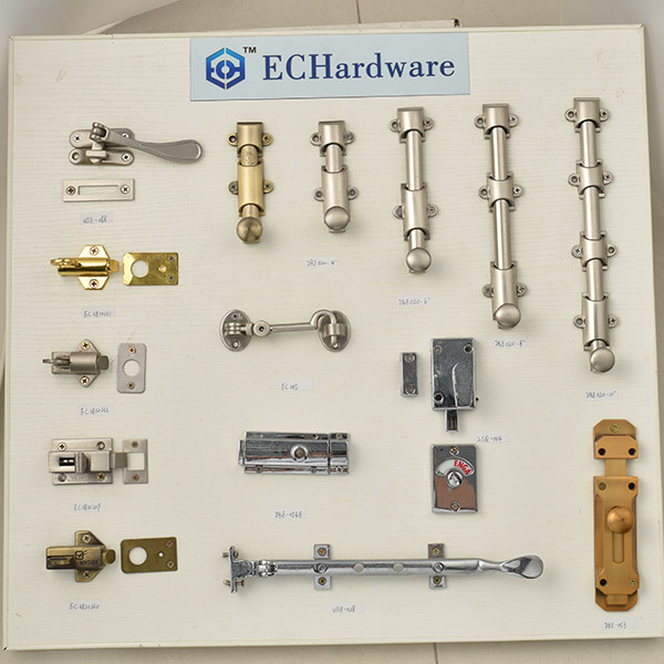 Automatic Flush Bolt W/ Bottom Fire Bolt for Fire Rated Wood Doors Polished Stainless Steel