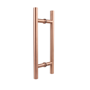 Rose Gold Or Copper Stainless Steel Hollow Pull Bar Handles for Aluminum Frame Door