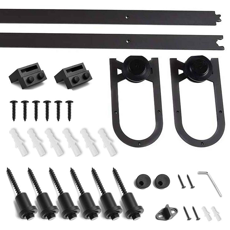 Stable Smoothly And Quietly Standard 6ft 6.6ft Sliding Barn Door Hardware