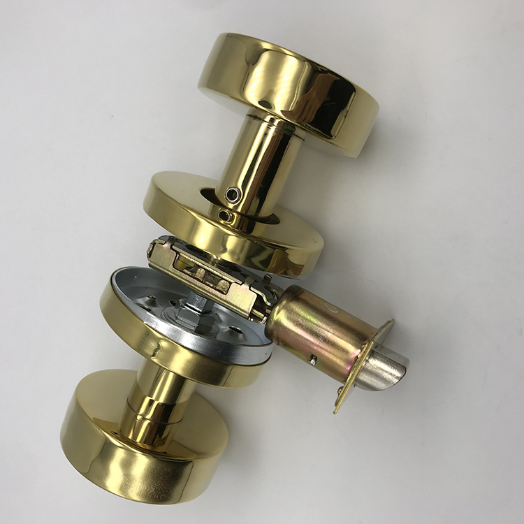 Stainless Steel Commercial Cylindrical Entrance Privacy Bathroom Bedroom Interior Handle Knob Locks Main Door Safe Lock 
