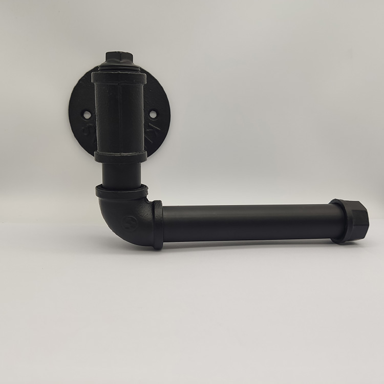 Carton Steel Water Pipe Black Bathroom Hardware Bathroom Hardware Sets 
