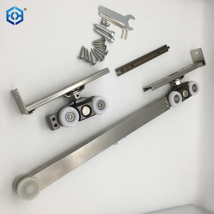 Stainless Steel And Nylon Single Way Softclose Hanging Sliding Door