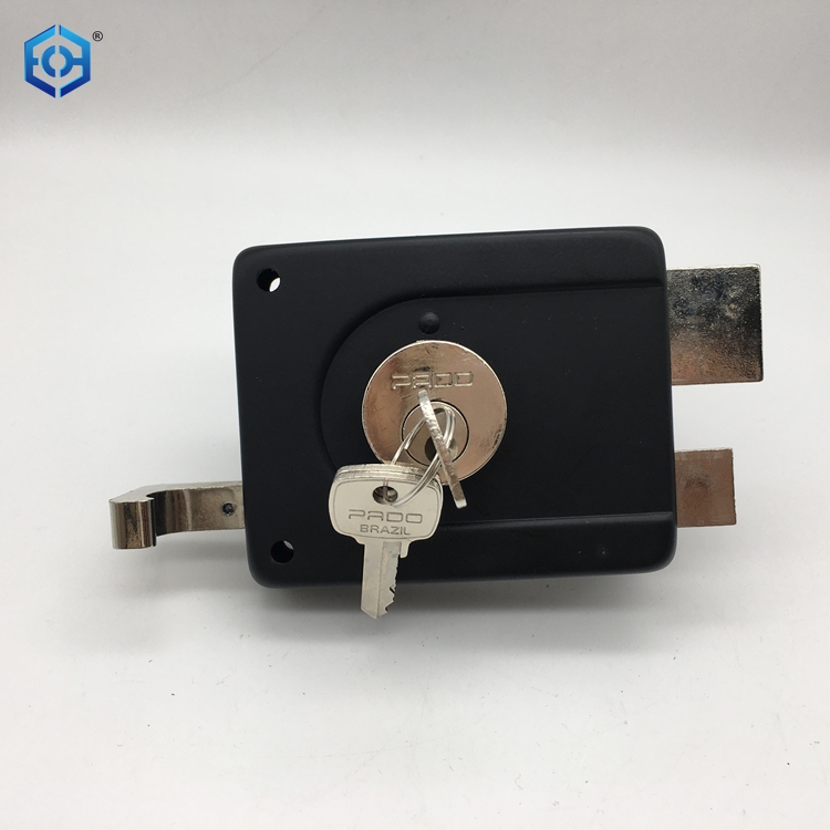 Black Safety Rim Lock Door Lock with Keys for Frnot Door