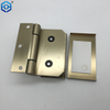 Golden Aluminum Wall Mounted Glass Shower Door Hinges 