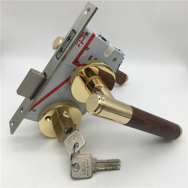 Magnetic Mortise Door Lock Indoor Room Door Lock Bedroom Home Lock Wood ...