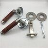 Stainless Steel Turnstyle Designs Tube Stitch Out Combination Leather Lever Door Handles