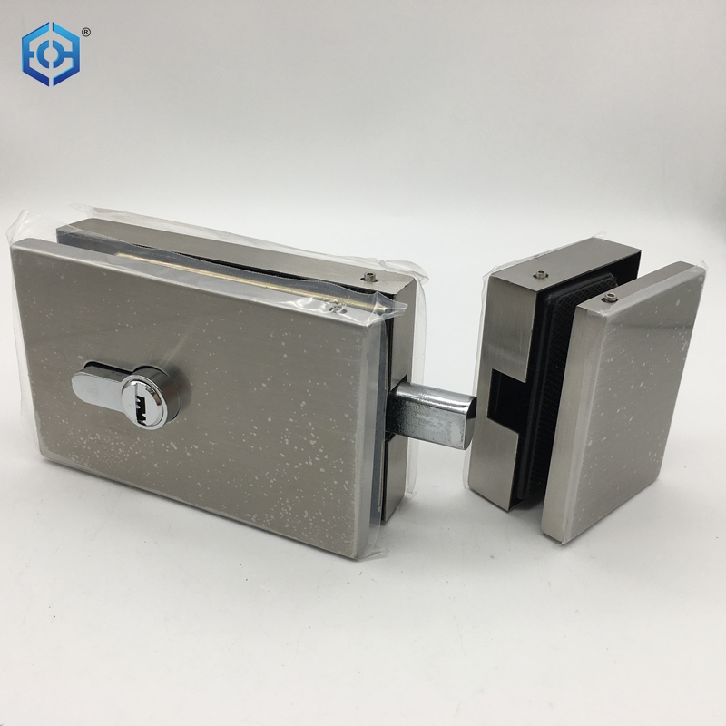 Stainless Steel Double Sides Glass Door Patch Lock Fitting