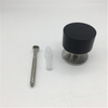 floor mounted Rubber stainless steel door stopper with 3M adhesive 