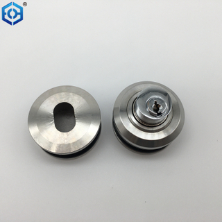 304 Stainless Steel Sliding Glass Door Push Lock with Four Keys