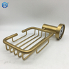 Golden 304 Stainless Steel Wall Mounted Draining Soap Dish Soap Basket
