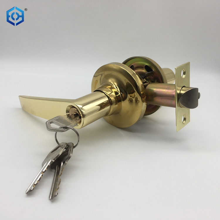 GP Zinc Alloy Good Quality Door Lever with Lock