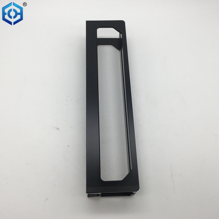 Black Aluminum Pocket Door Hardware Sliding Door Handles