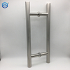 Silver Stainless Steel Hollow Door Pull Handles 