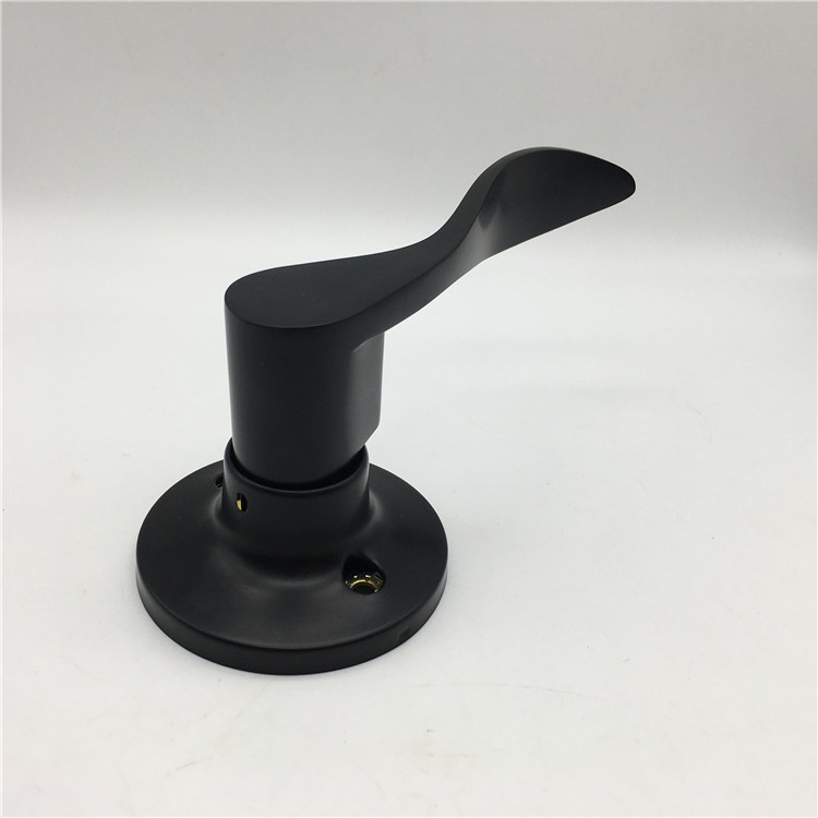 Black Zinc Alloy Modern Design Cheap Price Bedroom /bathroom Lever Single Handle Door Lock