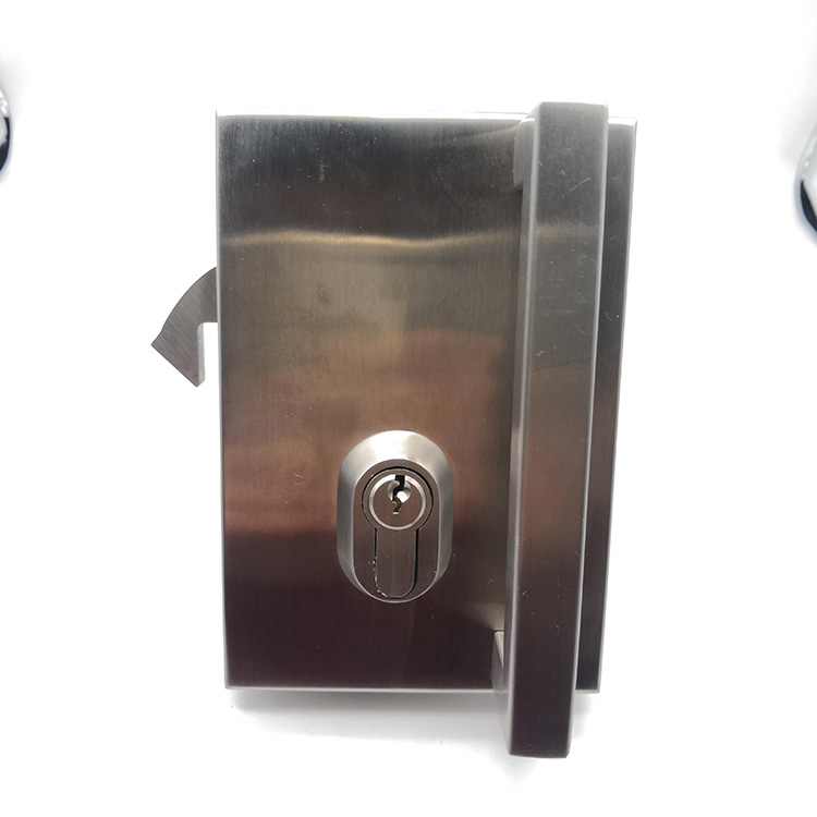 Everstrong Stainless Steel Frameless Single Glass Sliding Door Lock