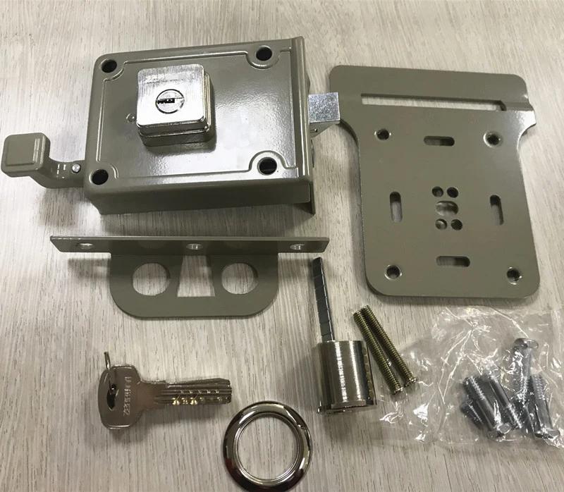 Cerradura De Sobreponer Door Locks Hardware South American Security Anti-Thief Night Latch Rim Lock