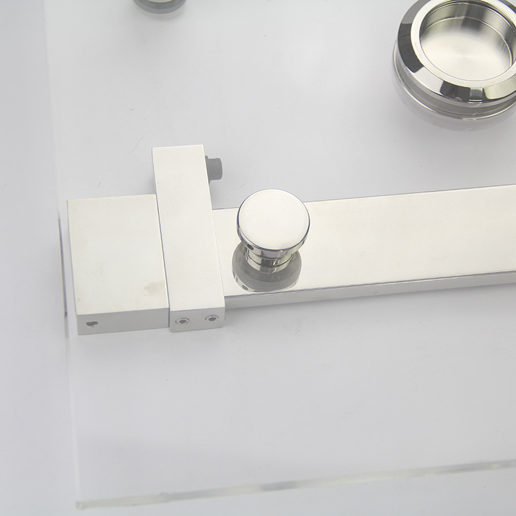 Frameless Glass Sliding Door Accessories Stainless Steel Hardware for