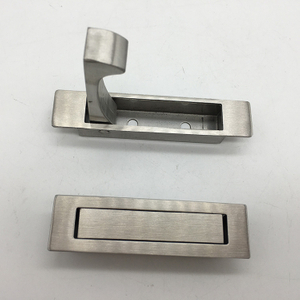Stainless Steel Decorative Furniture Classical Hidden Recessed Cabinet Flush Pull Handle with Hook