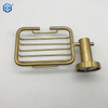 Golden 304 Stainless Steel Wall Mounted Draining Soap Dish Soap Basket