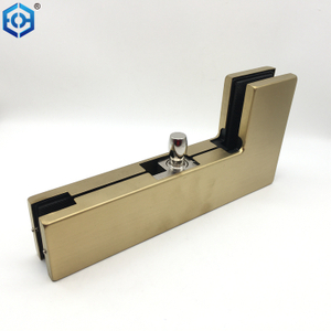 Satin Brass Stainless Steel Transom And Side Panel Link Patch with Pivot