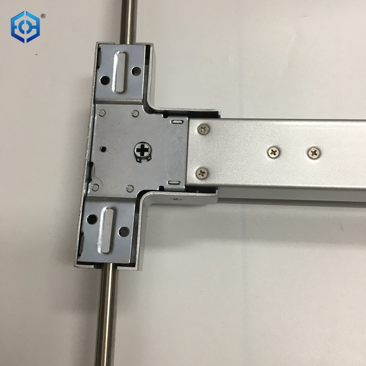 Push Bar Panic Exit Device Aluminum with Exterior Lever