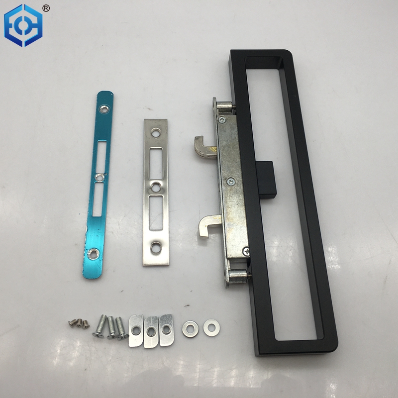 Matte Black Sliding Door Lock For Slim Frame Glass Doors Buy surface