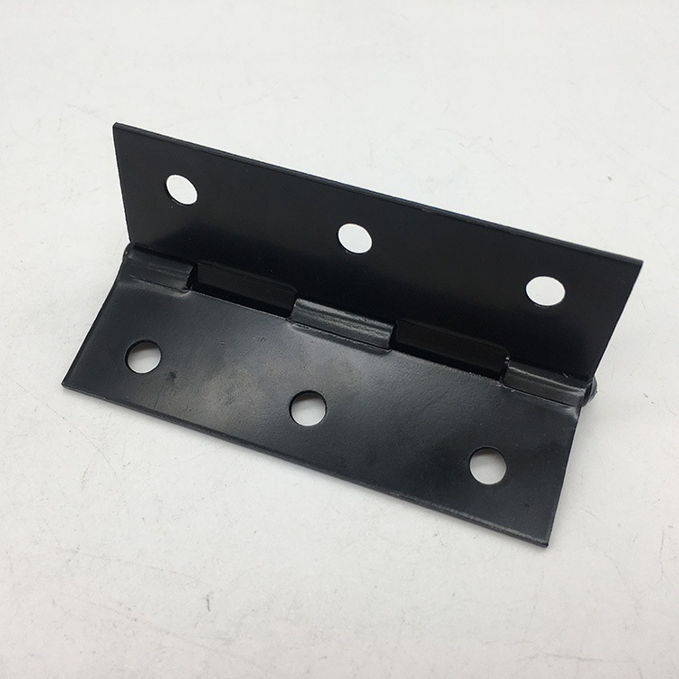 Matte Black Square Corner Door Hinges Steel Hinge for United Stated