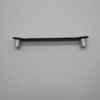 Popular Leather Chrome Zinc Kitchen Furniture handle for Bedroom Cabinet