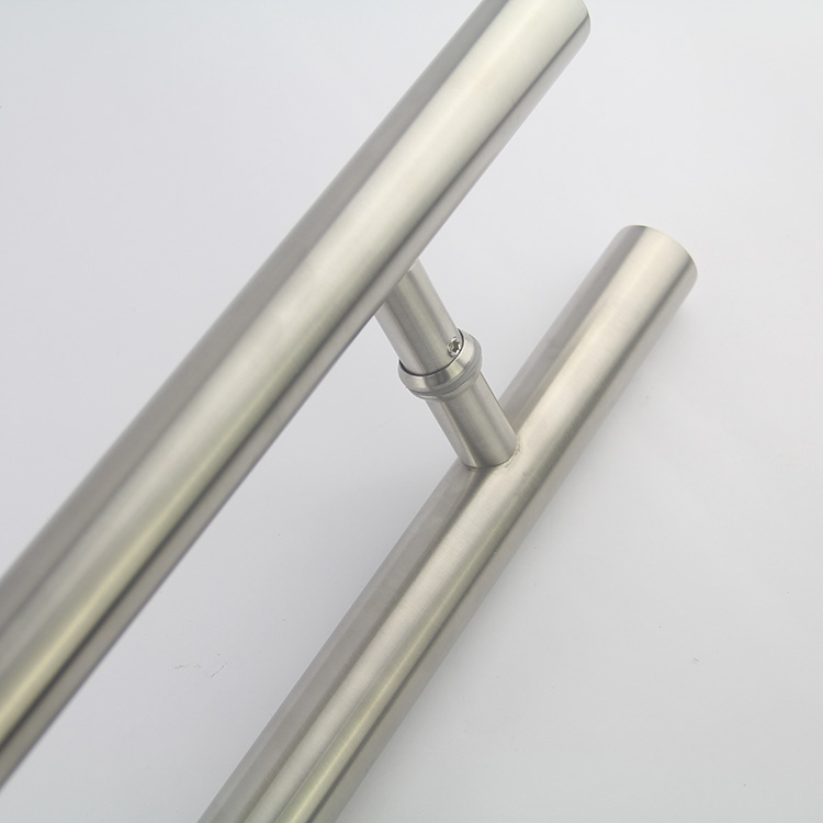 SSS Stainless Steel Round Tube H Style Bathroom Door Pulls Cabinet Drawer Handles