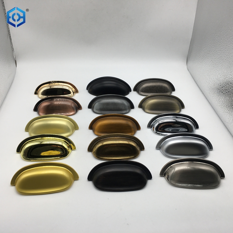 Retro Metal Cupboard Door Furniture Antique Shell Vintage Knobs