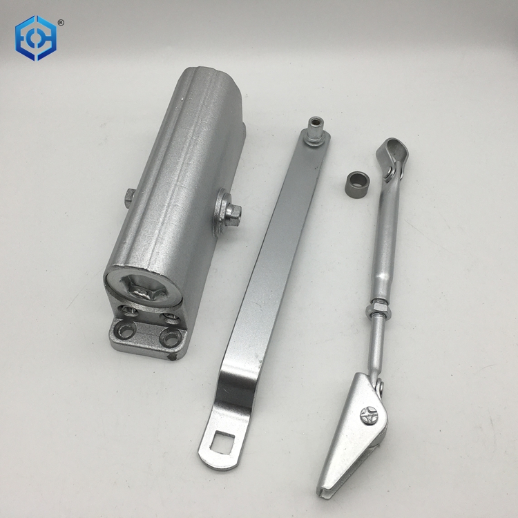 Automatic Door Closer Hold Open Spring Hydraulic Door Closure Aluminum