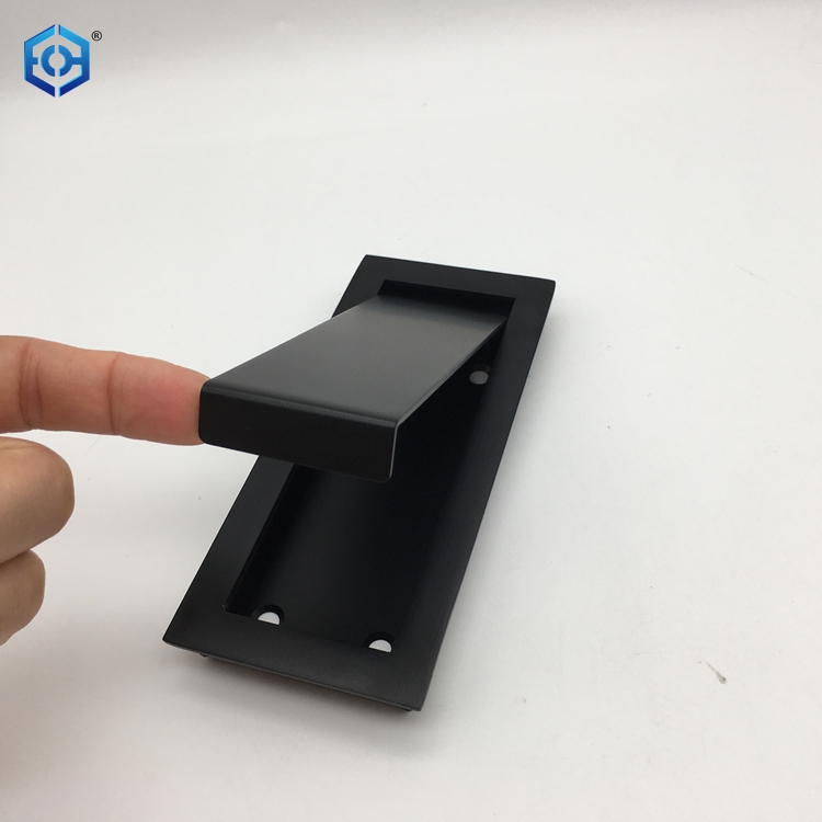 Black Stainless Steel Concealed Invisible Handles with Cover