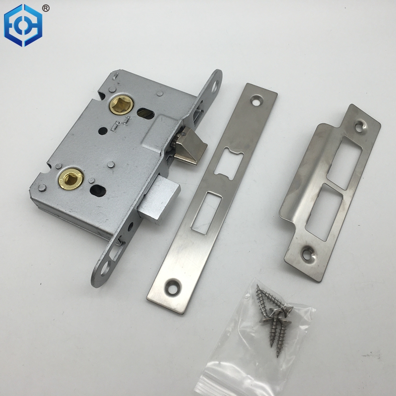 4557 British Style Stainless Steel Lock Body For Washroom Or Toilet