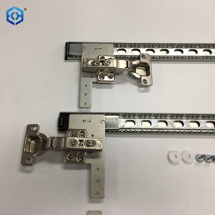 Satin Nickel Pivot Door Slide Hardware Inset Application Self Closing
