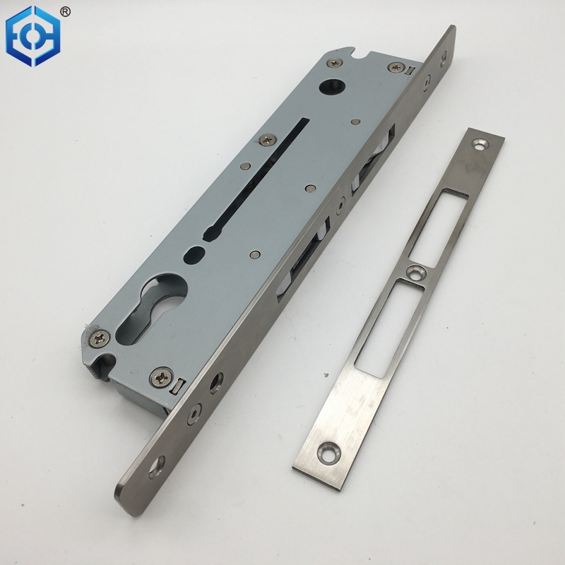 Keyed Black Sliding Patio Door Lock with Double Hook for Aluminum Frame