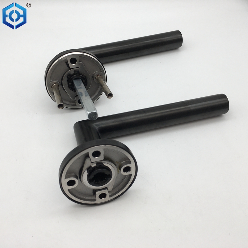 Black Stainless Steel Solid Thin Rose Grade Three Door Handle Buy