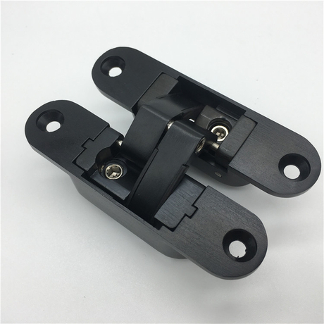 Black 180 Degree Zinc Alloy 3D Adjustable Concealed Door Hinge - Buy ...