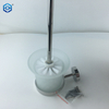Chrome Wall Mounted Stainless Steel And Glass Toilet Brush Holder