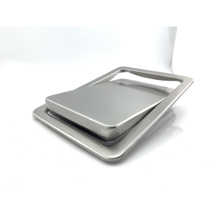 Kitchen Bar Built in Trash Can Cover Flush Recessed Dustbin Trash Bin Invisible Stainless Steel