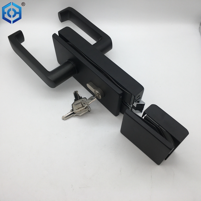 Double Side Glass Door Aluminum Or Stainless Steel 304 Door Lock with