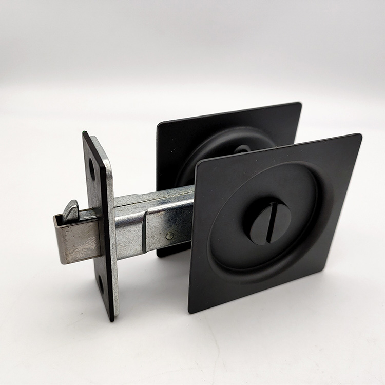 Black Stainless Steel Interior Door Privacy Pocket Latch Oiled Bronze