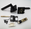 Square Black Zinc Alloy Double/Single Cylinder Deadbolt Door Lock