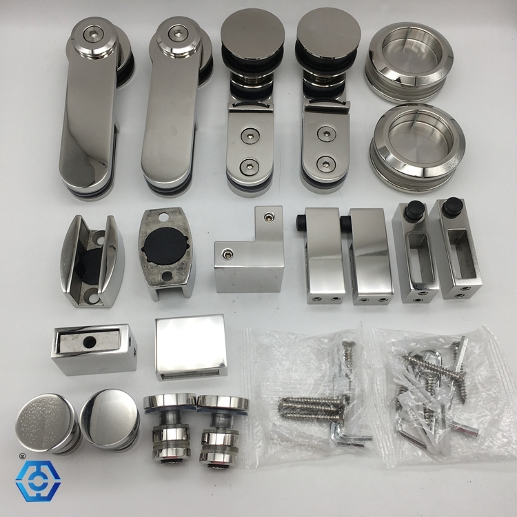 Chrome Stainless Steel 180 Deg Sliding Shower Door Kit Buy frameless