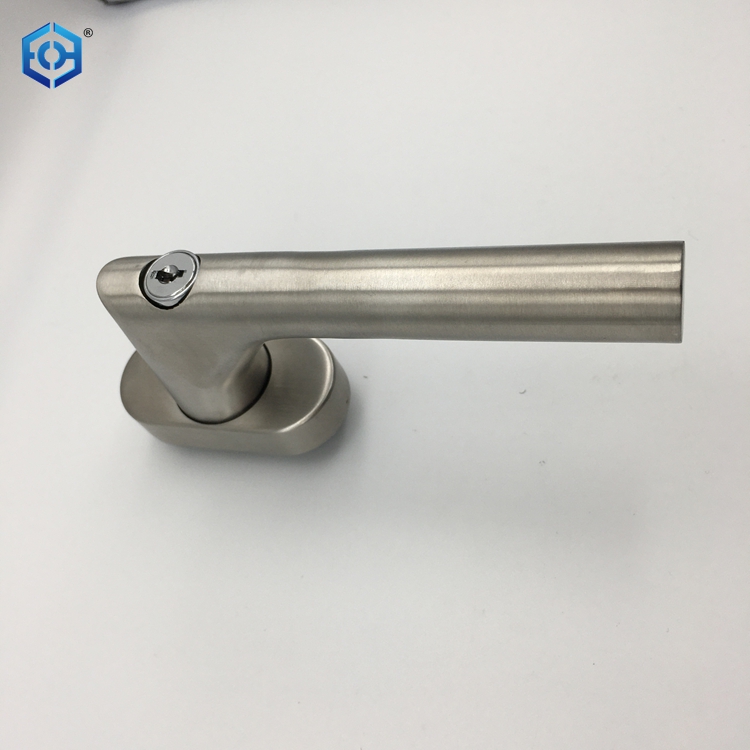 L Shape Stainless Steel Satin Finished Window Handle with Lock Buy