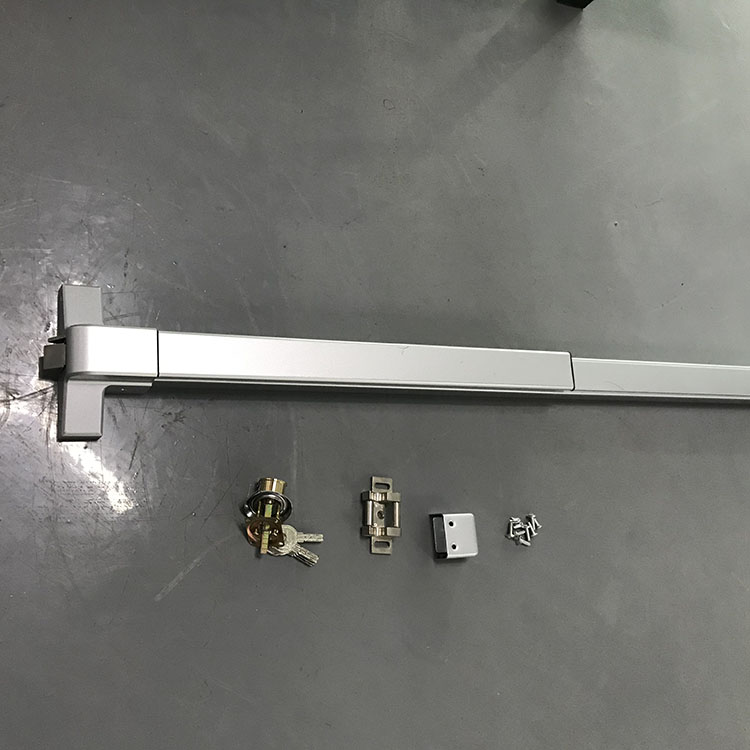 Stainless Steel Push Bar Panic Exit Device for Steel Door with Exterior